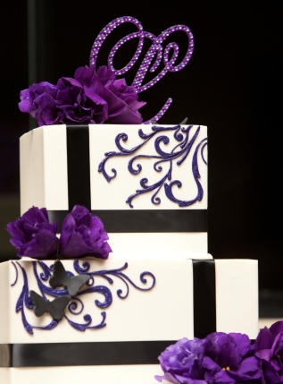Purple Cake Close Up